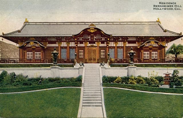 Yamashiro — historic Japanese palace on Bernheimer Hill, Hollywood, California